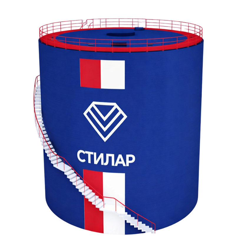 Цельносварной резервуар РВС для битума 50 м³ от завода-производителя